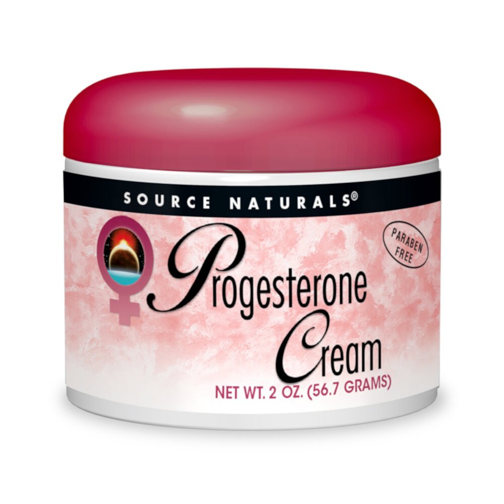 Progesterone Cream (Крем) -- 2 oz (Унции) Source Naturals