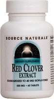 Red Clover Extract -- 500 mg - 60 Tablets (Таблетки) Source Naturals