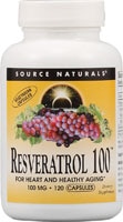 Resveratrol 100 -- 100 mg - 120 Capsules (Капсулы) Source Naturals