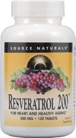 Resveratrol 200 -- 200 mg - 120 Tablets (Таблетки) Source Naturals