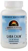 Source Naturals Serene Science™ GABA Calm™ Orange — 120 пастилок Source Naturals