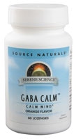 Source Naturals Serene Science™ GABA Calm™ Orange — 60 пастилок Source Naturals
