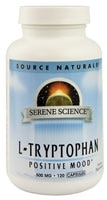 Serene Science™ L-Tryptophan -- 500 mg - 120 Capsules (Капсулы) Source Naturals