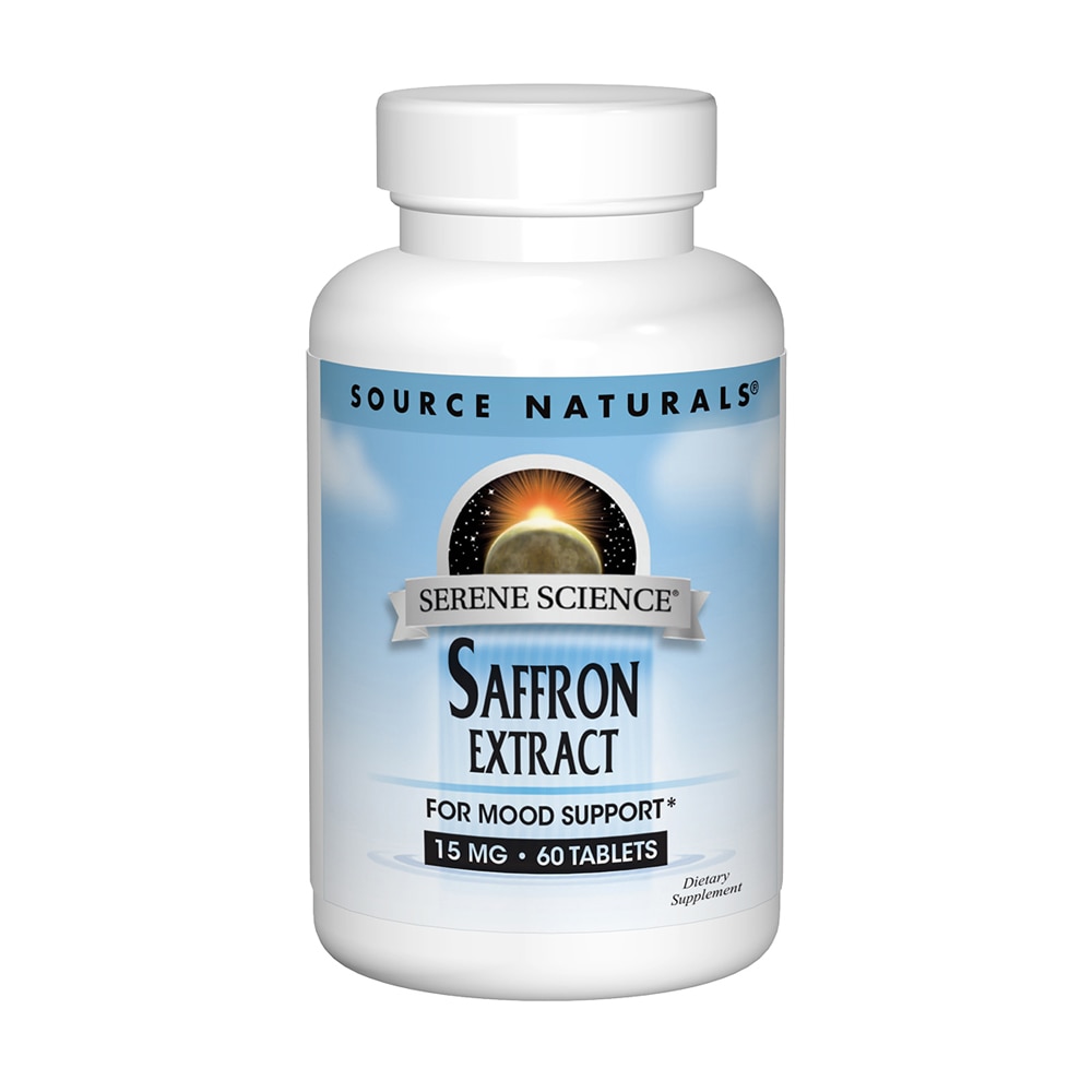 Экстракт шафрана Serene Science® -- 60 таблеток Source Naturals