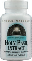 Source Naturals Serene Science Экстракт священного базилика — 450 мг — 60 капсул Source Naturals
