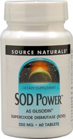 SOD Power как Glisodin - 250 мг - 60 таблеток - Source Naturals Source Naturals