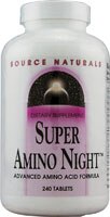 Super Amino Night™ — 240 таблеток Source Naturals