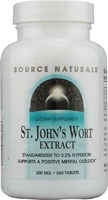 St John's Wort Extract -- 300 mg - 240 Tablets (Таблетки) Source Naturals