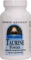 Taurine Powder (Порошок) -- 3 oz (Унции) Source Naturals