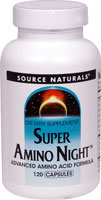 Super Amino Night™ — 120 капсул Source Naturals