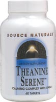 Source Naturals Theanine Serene™ — 60 таблеток Source Naturals
