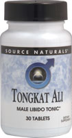 Source Naturals Tongkat Ali Тоник для мужского либидо - 30 таблеток Source Naturals