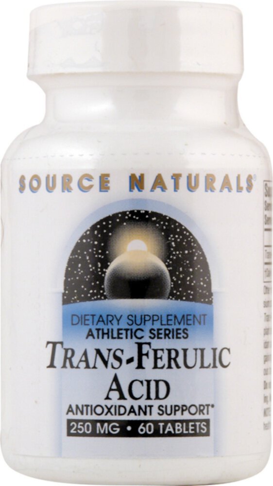 Трансферуловая кислота — 250 мг — 60 таблеток Source Naturals