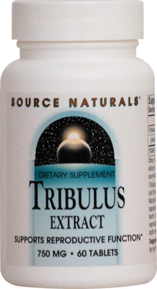 Экстракт Tribulus Terrestris – 750 мг – 60 таблеток Source Naturals