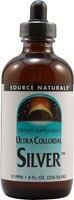 Ultra Colloidal Silver™ -- 10 ppm - 8 fl oz (Жидкие унции) Source Naturals