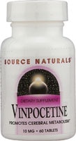 Винпоцетин - 10 мг - 60 таблеток - Source Naturals Source Naturals