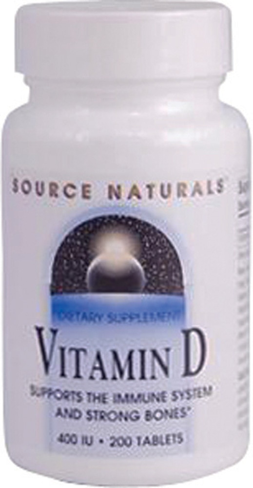 Source Naturals Витамин D-3 – 400 МЕ – 200 таблеток Source Naturals