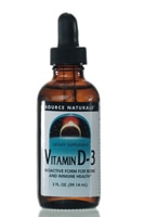 Source Naturals Жидкий витамин D-3 — 2 жидких унции Source Naturals
