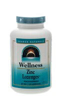 Wellness Zinc Lozenges (Пастилки)™ Peach-Raspberry -- 23 mg - 120 Lozenges Source Naturals