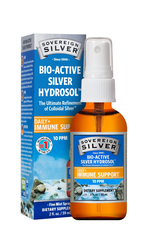 Fine Mist Spray (Спрей) -- 2 fl oz (Жидкие унции) Sovereign Silver