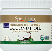 Органическое нерафинированное кокосовое масло Spectrum Essentials — 15 жидких унций Spectrum Culinary