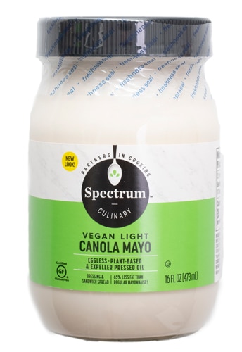 Spectrum Naturals Light Canola Mayo, веганский, без яиц, 16 жидких унций Spectrum Culinary