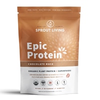 Epic Protein - Organic Plant Protein and Superfoods Chocolate Maca -- 16 oz (Унции) Sprout Living