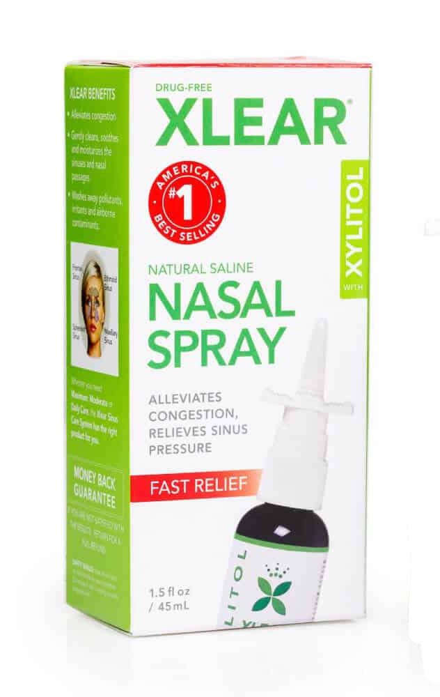 All Natural Saline Nasal Spray (Спрей) -- 1.5 fl oz (Жидкие унции) Xlear