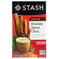 Stash Black Tea Double Spice Chai -- 18 чайных пакетиков Stash