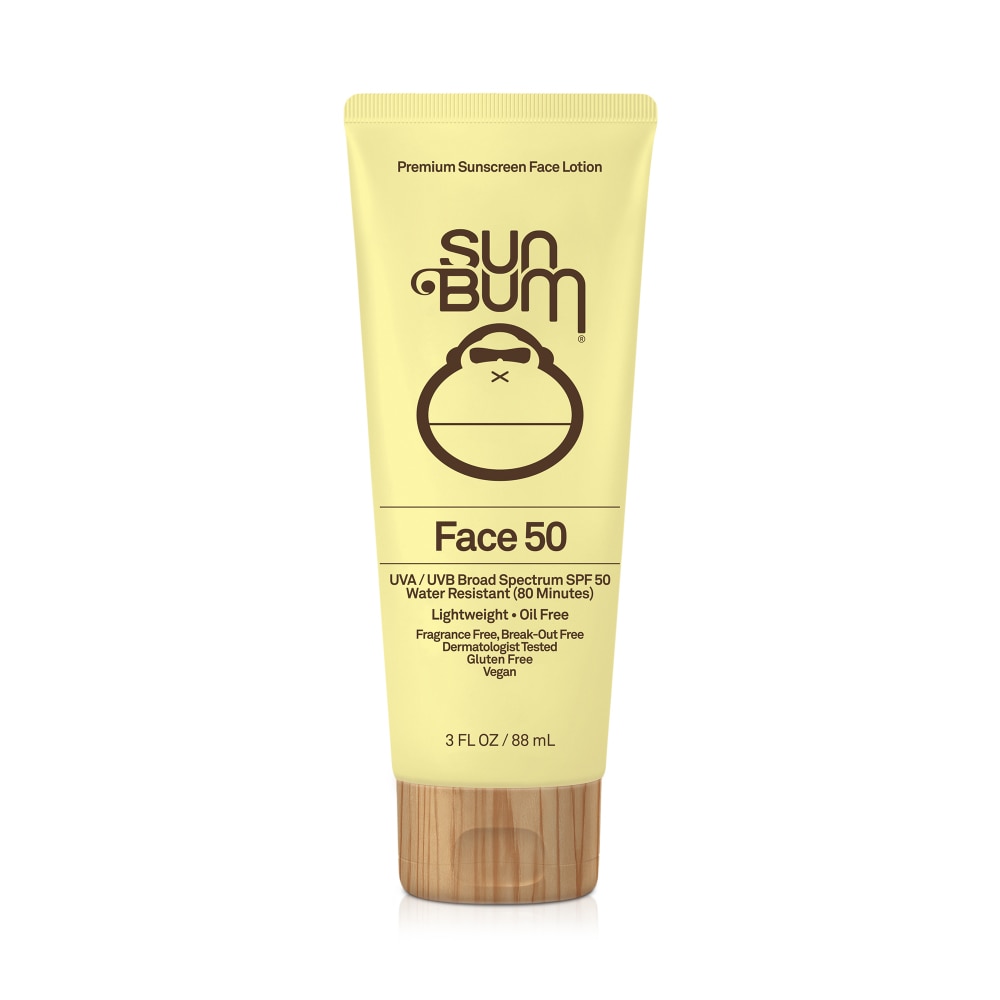Sun Bum Original Face 50 Солнцезащитный лосьон SPF 50 без запаха - 3 жидких унции Sun Bum