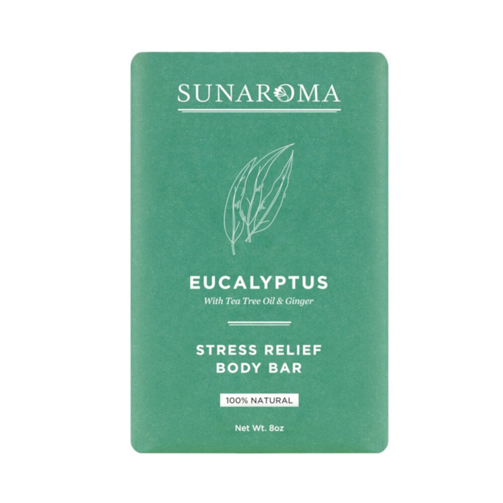 Мыло Sunaroma Eucalyptus Body Bar - 8 унций Sunaroma