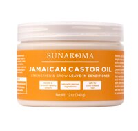 Sunaroma Ямайское касторовое масло укрепляет и укрепляет кожу. Несмываемый кондиционер для роста, 12 унций Sunaroma