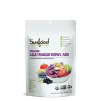 SunFood Organic Acai Maqui Bowl Mix Без глютена - 6 унций Sunfood