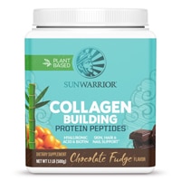 Plant-Based Collagen Building Protein Peptides Chocolate Fudge -- 17.6 oz (Унции) Sunwarrior