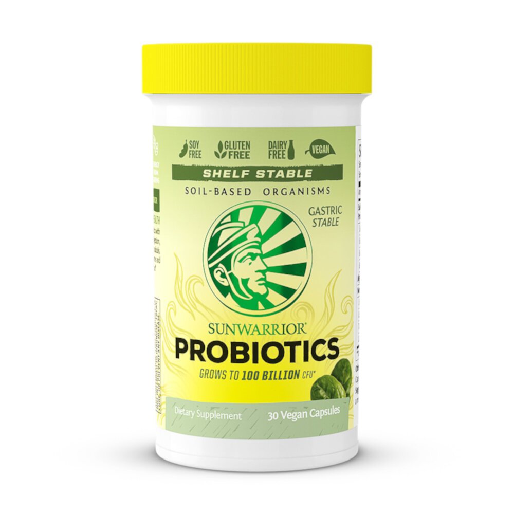 Пробиотики - 30 веганских капсул - Sunwarrior Sunwarrior