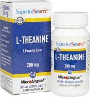 Superior Source L-теанин - 200 мг - 100 быстрорастворимых таблеток Superior Source