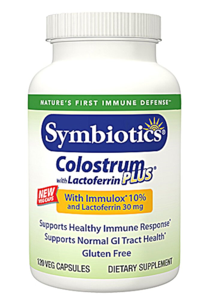 Жевательные таблетки Symbiotics Colostrum Plus® с ананасом — 120 жевательных таблеток Symbiotics
