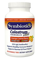 Symbiotics Colostrum Plus® Orange -- 120 жевательных таблеток Symbiotics