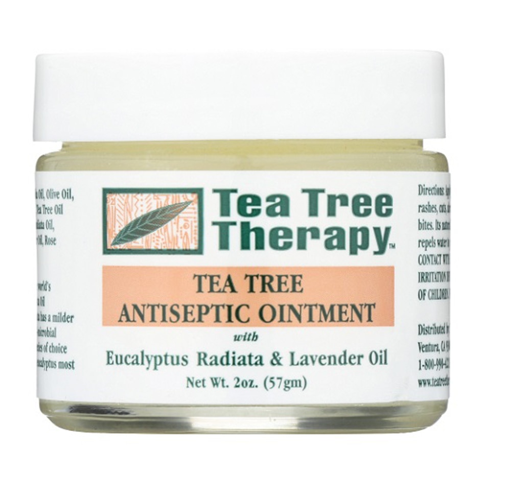 Антисептическая мазь с австралийским эвкалиптом и лавандовым маслом — 2 унции Tea Tree Therapy