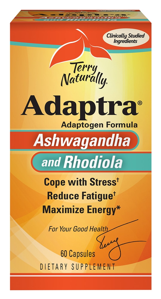 Adaptra® Ashwagandha and Rhodiola -- 60 Capsules (Капсулы) Terry Naturally