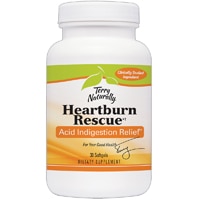 Advanced Heartburn Rescue™ -- 30 Softgels (Мягкие капсулы) Terry Naturally