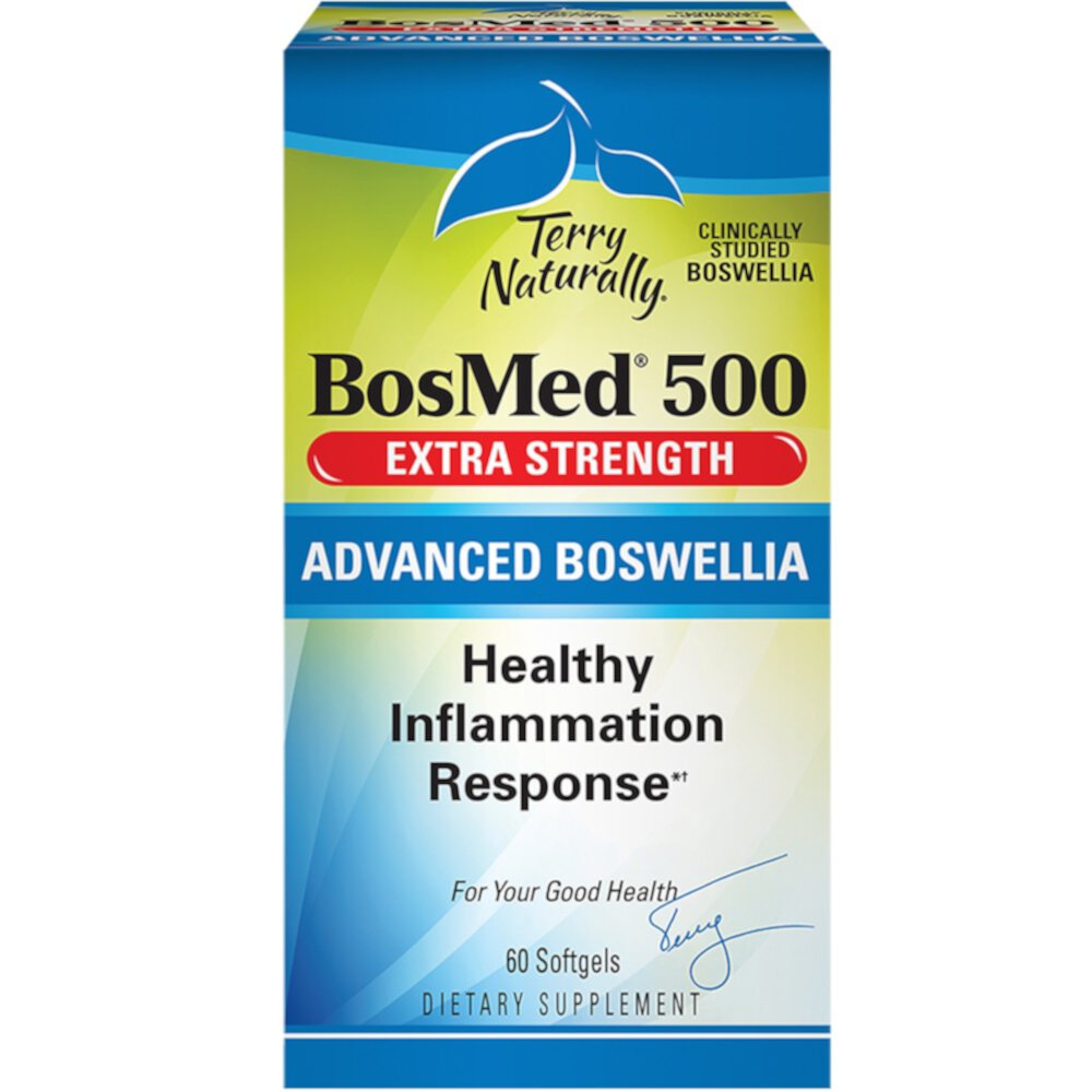 BosMed 500™ Extra Strength — 60 гелевых капсул Terry Naturally