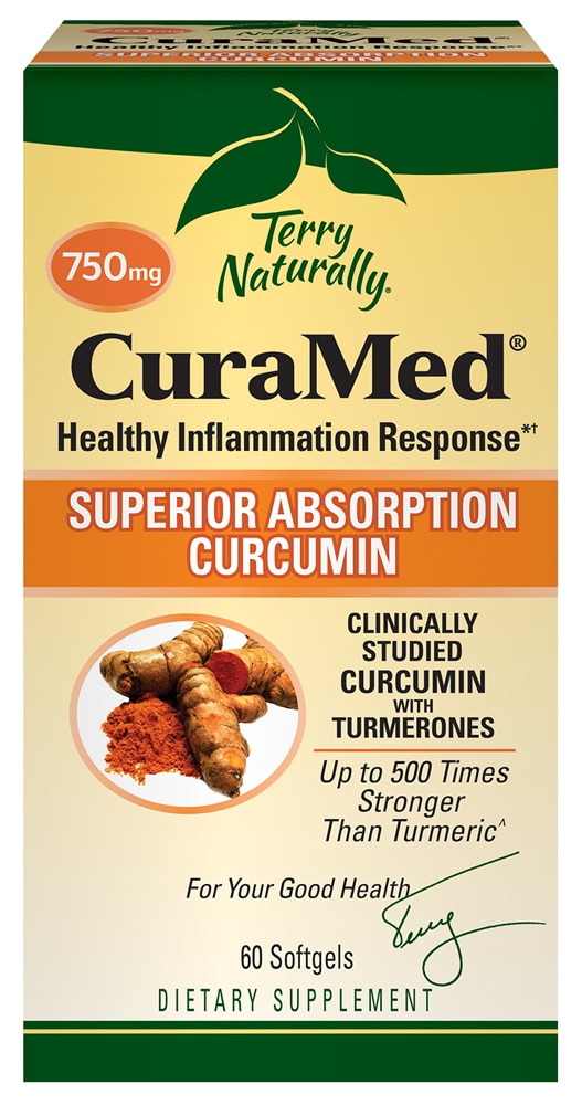 CuraMed -- 750 mg - 60 Softgels (Мягкие капсулы) Terry Naturally