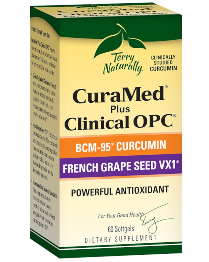 CuraMed + OPC -- 60 Softgels (Мягкие капсулы) Terry Naturally