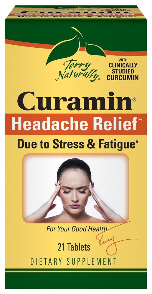 Curamin Headache -- 21 Tablets (Таблетки) Terry Naturally