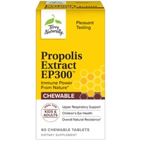 Propolis Extract EP300 -- 60 Chewable Tablets (Жевательные таблетки) Terry Naturally