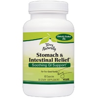 Terry Naturally Stomach & Intestinal Relief - Успокаивающая поддержка желудочно-кишечного тракта -- 60 капсул Terry Naturally