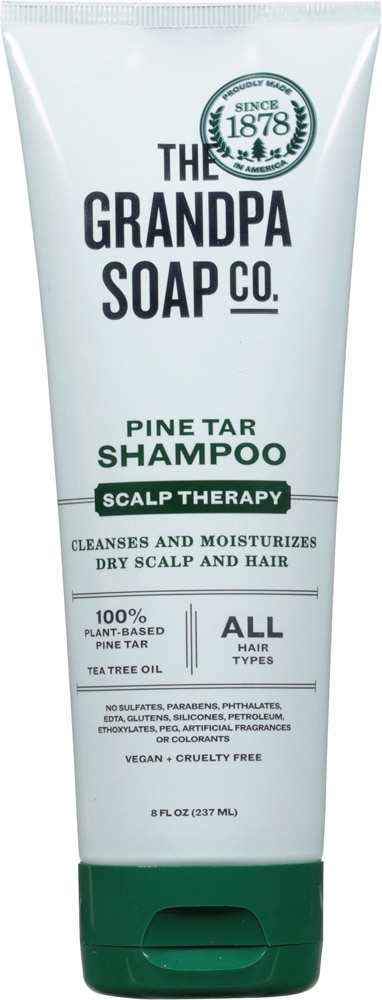 The Grandpa Soap Co Shampoo Therapy Scalp Therapy Pine Tar -- 8 жидких унций The Grandpa Soap Co.