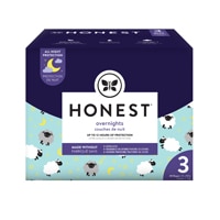 Ночные подгузники The Honest Company Club Box, размер 3, Sleepy Sheep, 60 подгузников The Honest Company