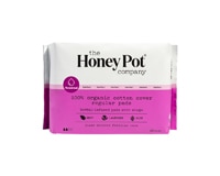 Обычные прокладки The Honey Pot из 100% органического хлопка с крыльями -- 20 прокладок The Honey Pot Company